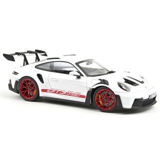 Norev Porsche 911 GT3 RS 2022 - White/Pyro Red 1:12 model car