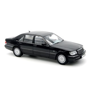 Norev Mercedes S600 1997 - Obsidian Black Metallic 1:18 model car