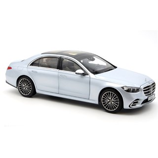 Norev Mercedes S-Class AMG-Line 2021 - Brillant Silver 1:18 model car