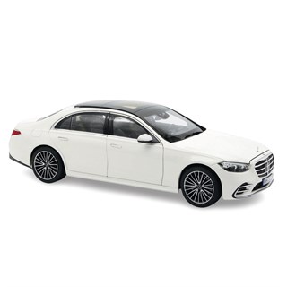 Norev Mercedes S-Class AMG-Line 2021 - White 1:18 model car