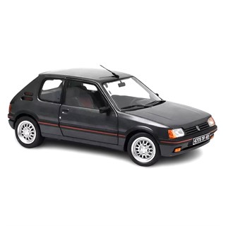 Norev Peugeot 205 GTI 1.6 1989 - Graphite Grey 1:18 model car