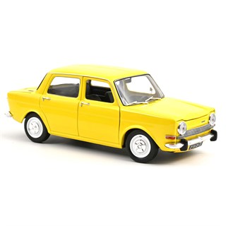 Norev Simca 1000 LS 1974 - Maya Yellow 1:18 model car