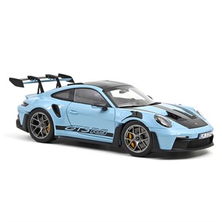 Norev Porsche 911 GT3 RS w. Weissach Package 2022 - Light Blue 1:18 model car