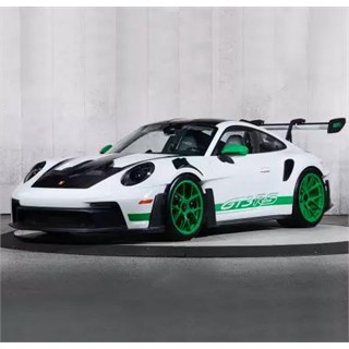 Norev Porsche 911 GT3 RS Tribute to Carrera RS 2022 - White/Python Green 1:18 model car