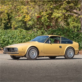 Norev Alfa Romeo Junior Z 1969 - Yellow Gold 1:18 model car