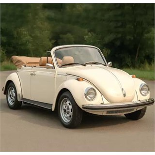 Norev Volkswagen 1303 Cabriolet 1972 - Light Ivory 1:18 model car
