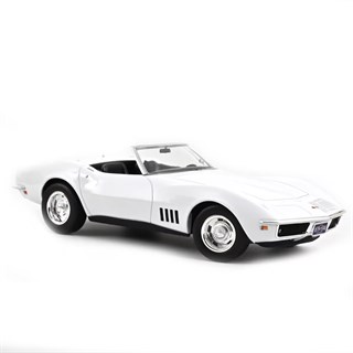 Norev Chevrolet Corvette Convertible 1969 - Can Am White 1:18 model car