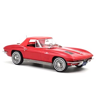 Norev Chevrolet Corvette Stingray Cabriolet 1963 - Riverside Red 1:18 model car
