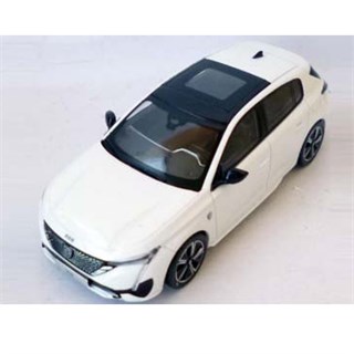 Norev Peugeot 308 GT 2021 - Pearl White 1:43 model car