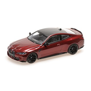 Minichamps 410020121 1:43 BMW M4-2020 - Rot Sammlerstück Miniaturauto, rot