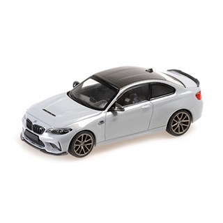 Minichamps BMW M2 CS 2020 - Silver w. Gold Wheels 1:43 model car