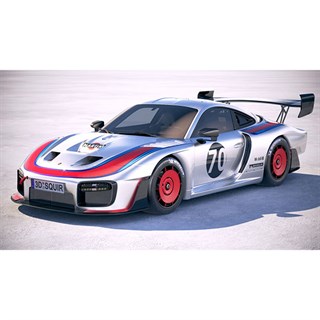 Minichamps Porsche 935 2019 - Grey W. Martini Design 1:43 model car