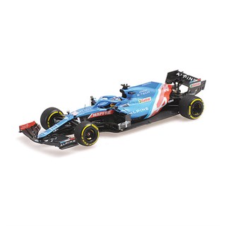 Minichamps Alpine A521 - 2021 Bahrain Grand Prix - #14 F. Alonso 1:43 model car