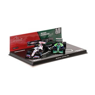 Minichamps Jordan 191 - 1991 Belgian Grand Prix - #32 M. Schumacher & Haas VF-21 - 2021 Belgian Grand Prix - #47 M. Schumacher - Two Car Set 1:43 model car