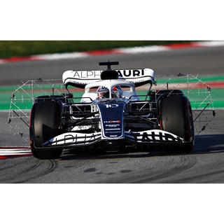 Minichamps AlphaTauri AT03 w. Aero Rakes - 2022 Bahrain Test - #10 P. Gasly 1:43 model car