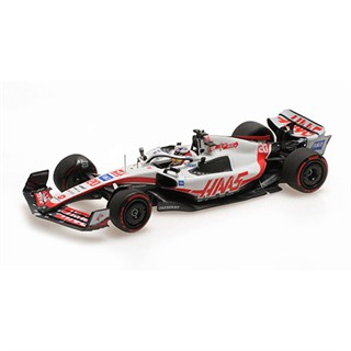 Minichamps Haas VF-22 - Pole Position 2022 Brazilian Grand Prix - #20 K. Magnussen 1:43 model car