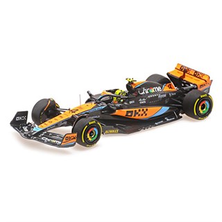 Minichamps McLaren MCL60 - 2023 Hungarian Grand Prix - #4 L. Norris 1:43 model car
