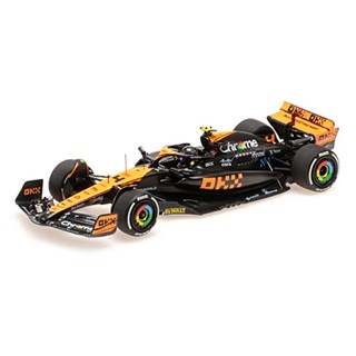 Minichamps McLaren MCL60 - 2023 Singapore Grand Prix - #4 L. Norris 1:43 model car