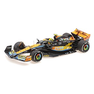 Minichamps McLaren MCL60 - 2023 Abu Dhabi Grand Prix - #4 L. Norris 1:43 model car