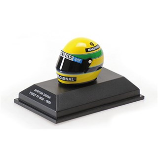 Minichamps Ayrton Senna Lotus Helmet - 1985 Portuguese Grand Prix 1:8
