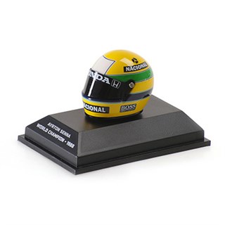 Minichamps Ayrton Senna McLaren Helmet - 1988 Formula One World Champion 1:8