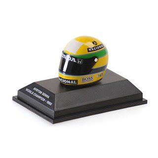 Minichamps Ayrton Senna McLaren Helmet - 1990 Formula One World Champion 1:8