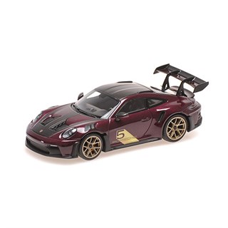 Minichamps Porsche 911 (992) GT3 RS 2023 - Purple w. Gold Wheels 1:43 model car