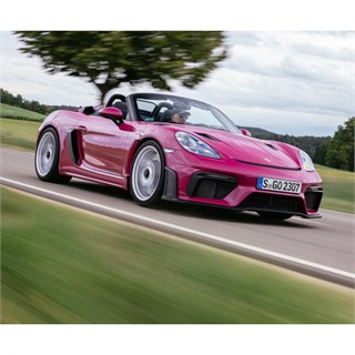 Minichamps Porsche Spyder RS w. Weissach Package 2023 - Rubystar 1:43 model car