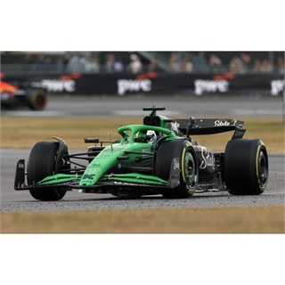 Minichamps Sauber C45 w. Figure & Pit Board - 2025 British Grand Prix - #27 Nico Hulkenberg 1:43 model car