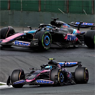 Minichamps Alpine A524 Two Car Set - 2024 Brazilian Grand Prix - #31 E. Ocon & #10 P. Gasly 1:43 model car