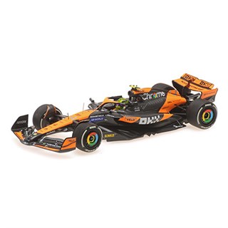 Minichamps McLaren MCL38 - 1st 2024 Miami Grand Prix - #4 L. Norris 1:43 model car