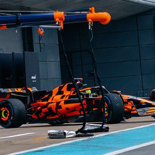 Minichamps McLaren MCL39 - 2025 Pre-Season Shakedown - #4 Lando Norris 1:43 model car