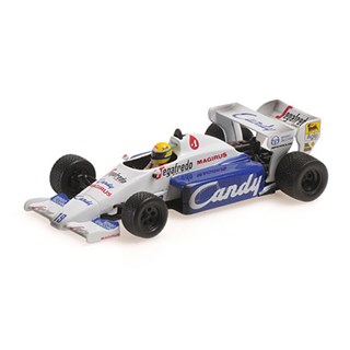 Minichamps Toleman TG184 'Dirty Version' - 1984 Monaco Grand Prix - #19 A. Senna 1:43 model car