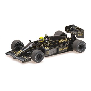 Minichamps Lotus 98T 'Dirty Version' - 1986 German Grand Prix - #12 A. Senna 1:43 model car