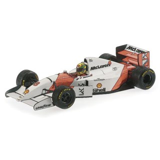 Minichamps McLaren MP4/8 'Dirty Version' - 1st 1993 European Grand Prix - #8 A. Senna 1:43 model car