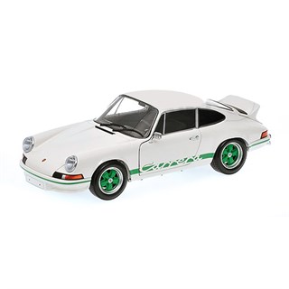 Minichamps Porsche 911 Carrera RS 1972 - White w. Green Markings 1:18 model car