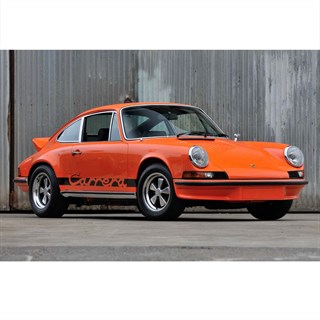 Minichamps Porsche 911 Carrera RS 1972 - Orange w. Black Markings 1:18 model car