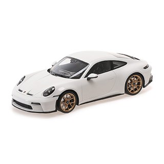 Minichamps Porsche 911 (992) GT3 Touring 2022 - White w. Neodyme Wheels 1:18 model car