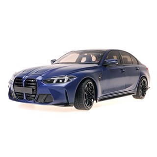 Minichamps BMW M3 2024 - Matt Blue Metallic 1:18 model car