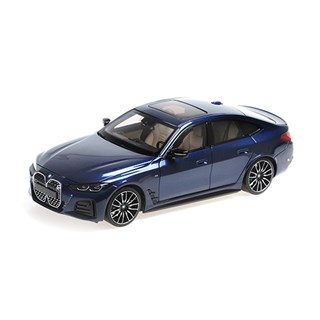 Minichamps BMW i4 M50 2022 - Blue Metallic 1:18 model car