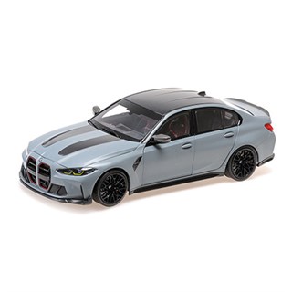 Minichamps BMW M3 CS 2023 - Grey Metallic 1:18 model car