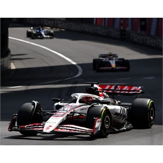 Minichamps Haas VF-25 - 2025 Monaco Grand Prix - #31 Esteban Ocon 1:18 model car