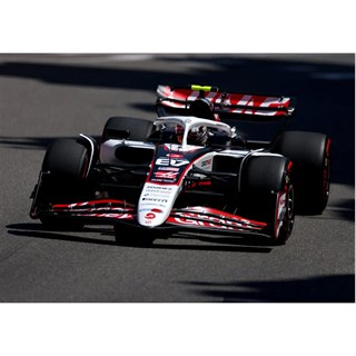 Minichamps Haas VF-25 - 2025 Monaco Grand Prix - #87 Oliver Bearman 1:18 model car