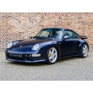 Minichamps Porsche 911 (993) Turbo S 1997 - Blue 1:18 model car