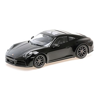 Minichamps Porsche 911 (992.2) Carrera Coupe 2024 - Black Metallic 1:18 model car