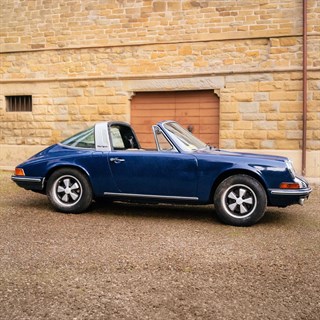 Minichamps Porsche 911 Targa 1972 - Blue 1:18 model car