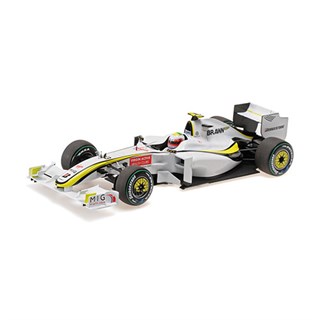 Minichamps Brawn BGP001 - 1st 2009 European Grand Prix - #23 Rubens Barrichello 1:18 model car