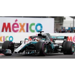 Minichamps Mercedes F1 W09 - 2018 Mexican Grand Prix - World Champion - #44 Lewis Hamilton 1:18 model car