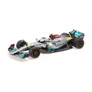 Minichamps Mercedes F1 W13 - 2022 Spanish Grand Prix - #44 Lewis Hamilton 1:18 model car