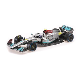Minichamps Mercedes F1 W13 - 2022 Monaco Grand Prix - #44 Lewis Hamilton 1:18 model car